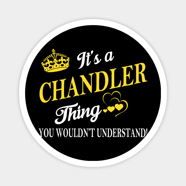 CHANDLER Magnet by Gennieda49